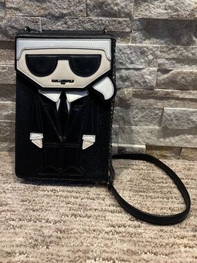 Karl Lagerfeld Figural Crossbody Bag